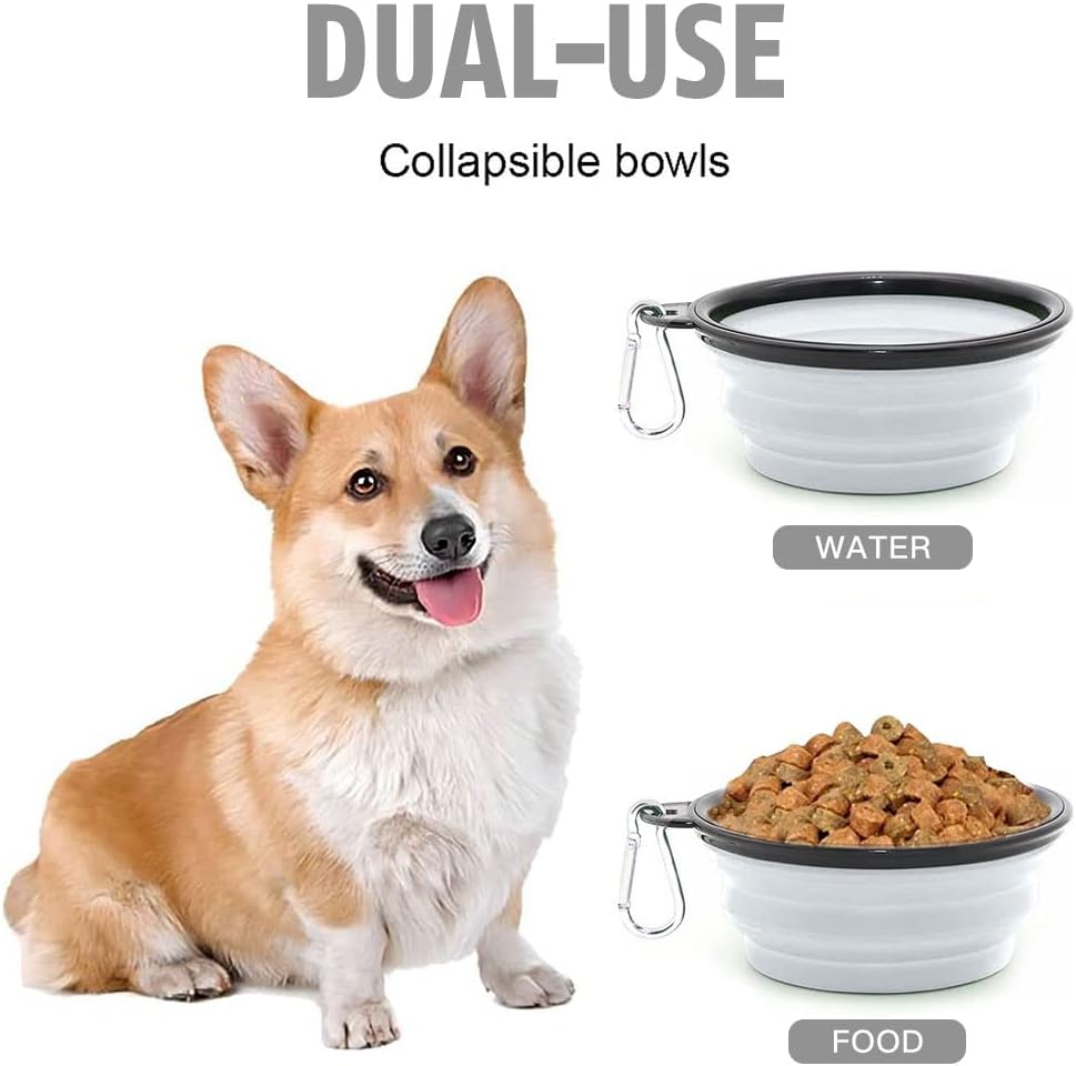Coolon Collapsible Travel Bowls for Pets