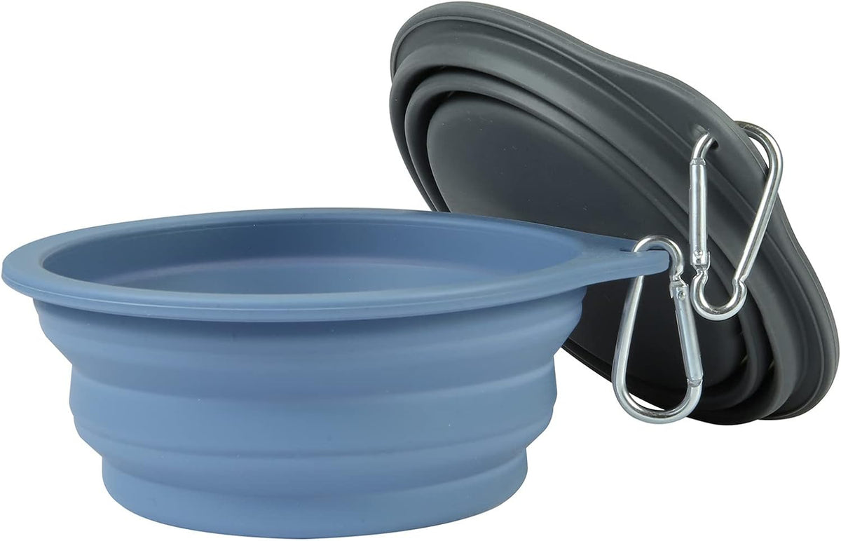 SLSON Collapsible Pet Travel Bowls, Pack of 2