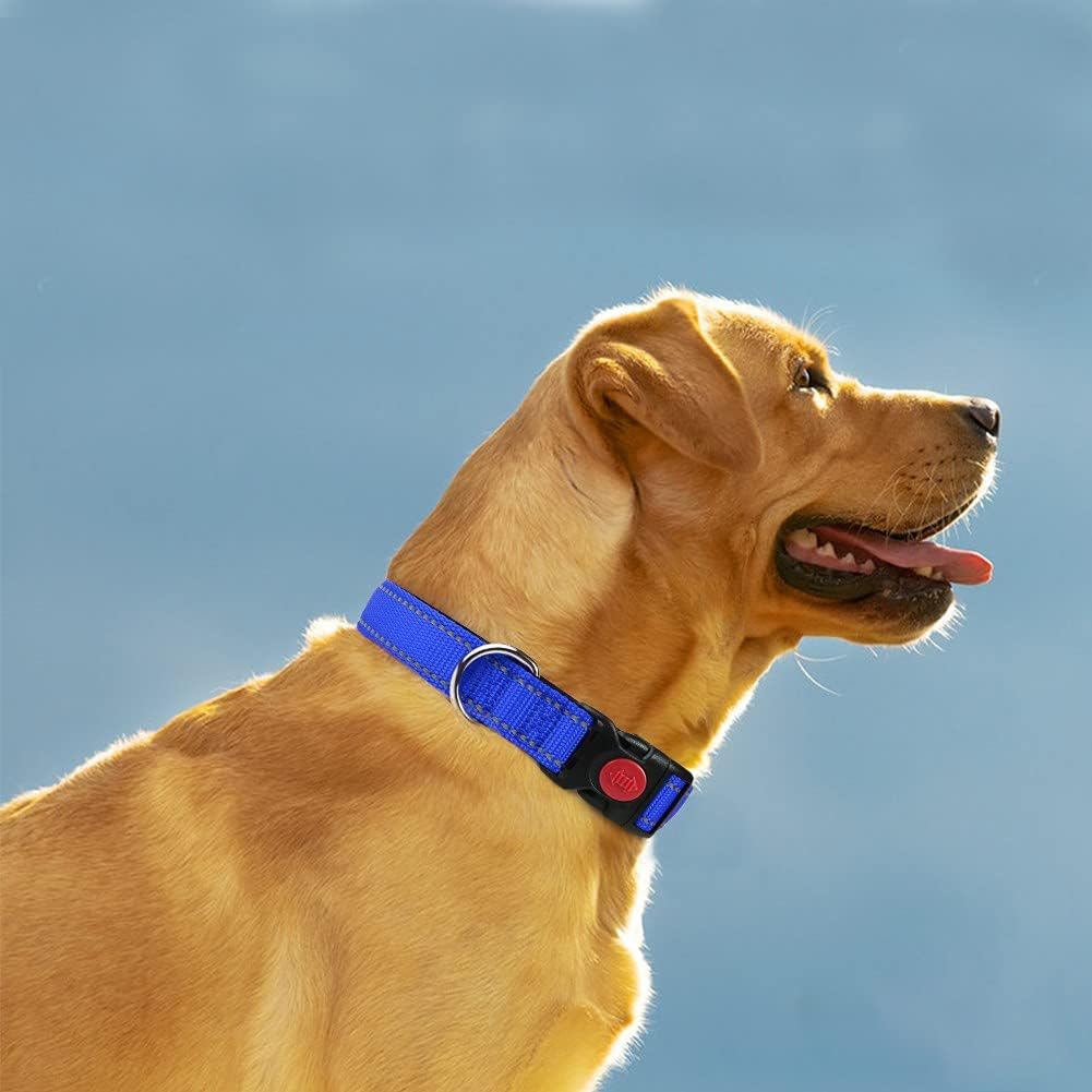 Taglory Reflective Nylon Dog Collar