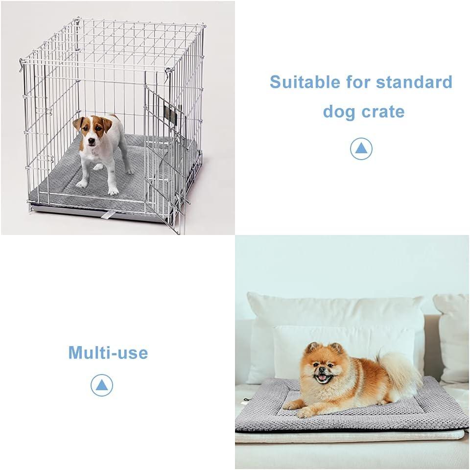 Onarway Washable Plush Dog Bed Mat