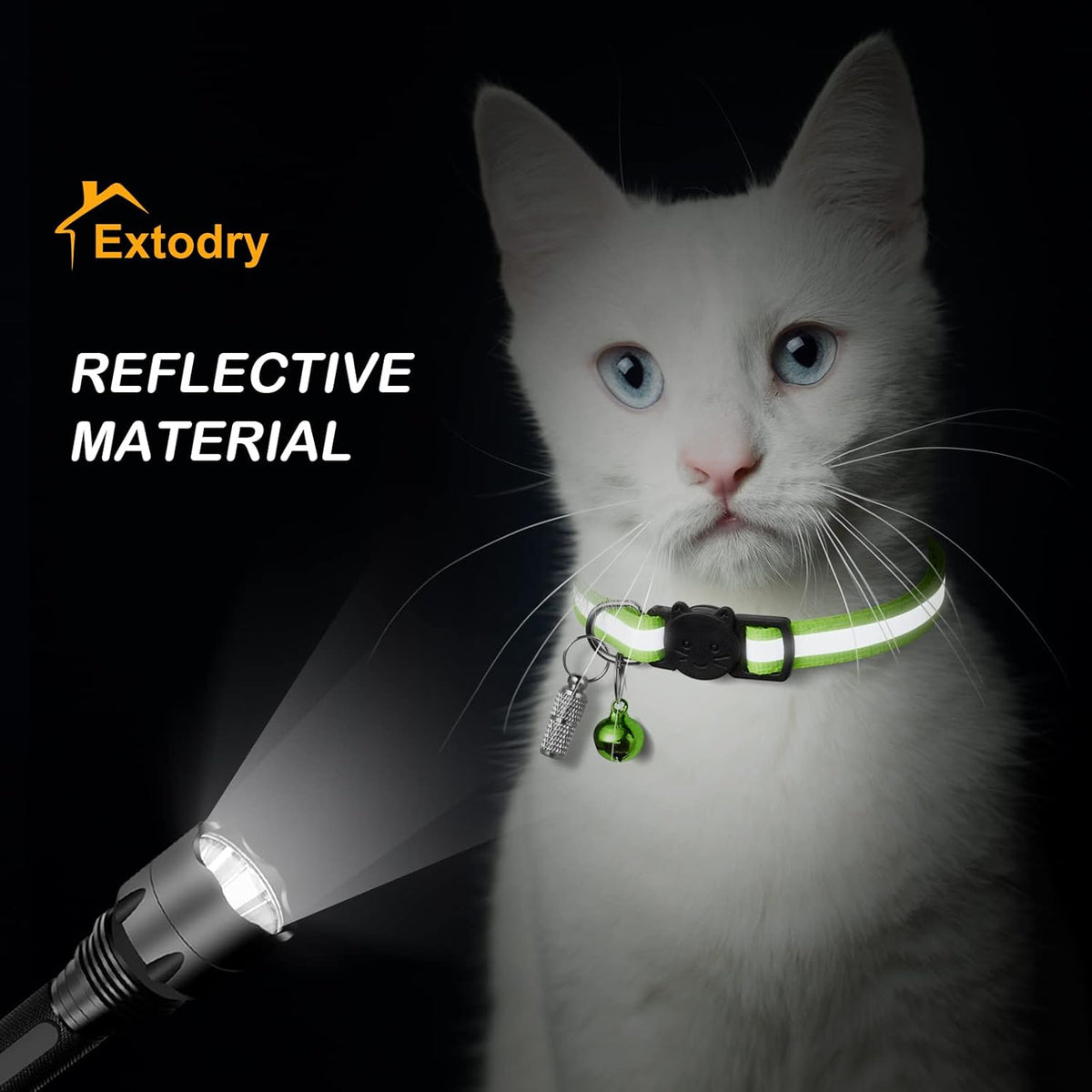 Cat Collar Set with 12 Collars and 2 ID Tags