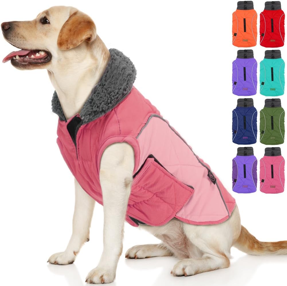 EMUST Fleece-Lined Winter Dog Coat