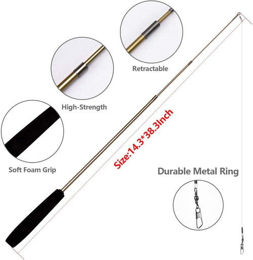 Bojafa Cat Teaser Wand Set, 15 Pieces