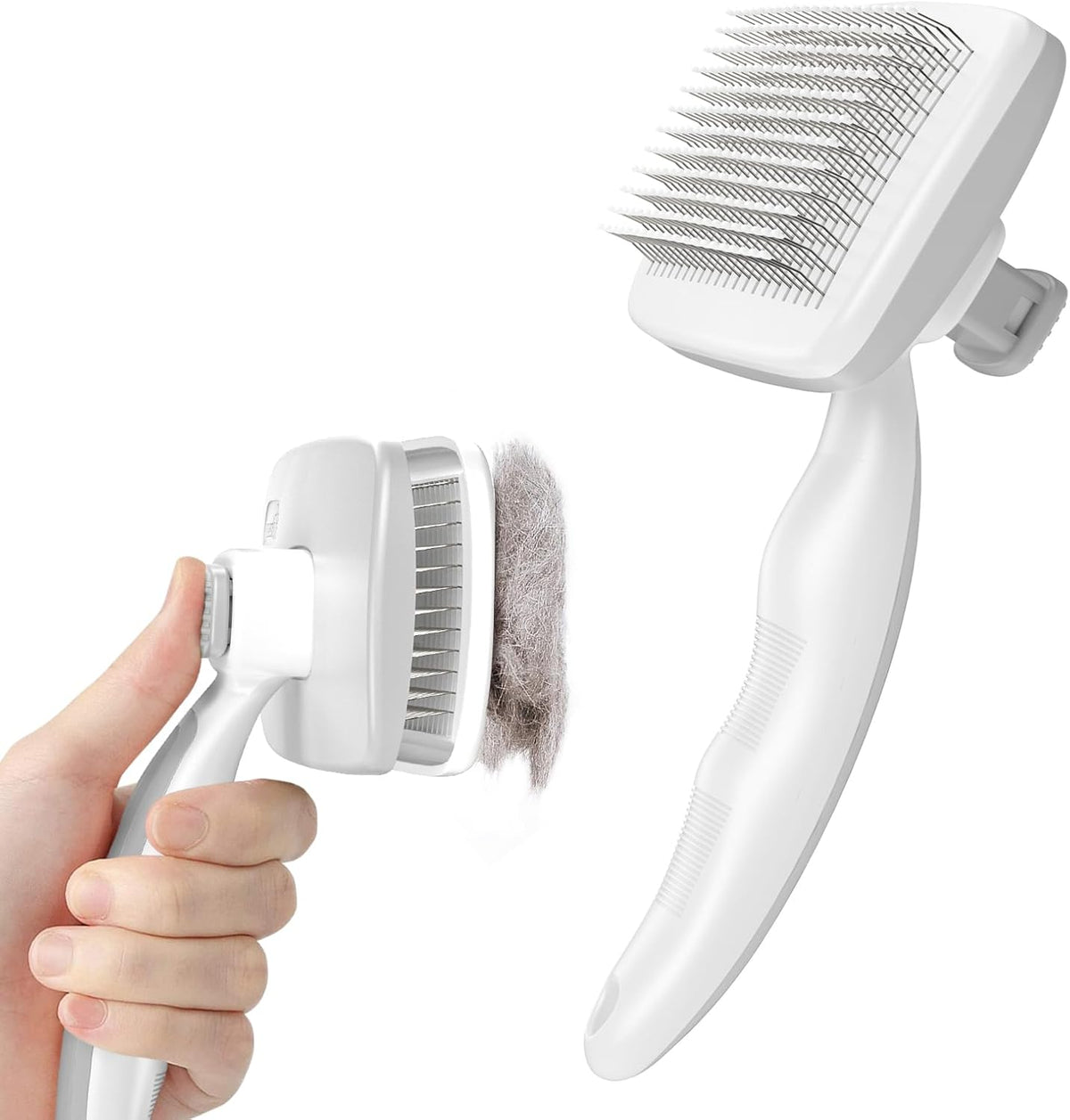 pecute Self-Cleaning Pet Grooming Brush