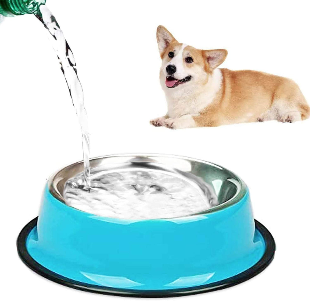 SUOXU Stainless-Steel Dog Bowl