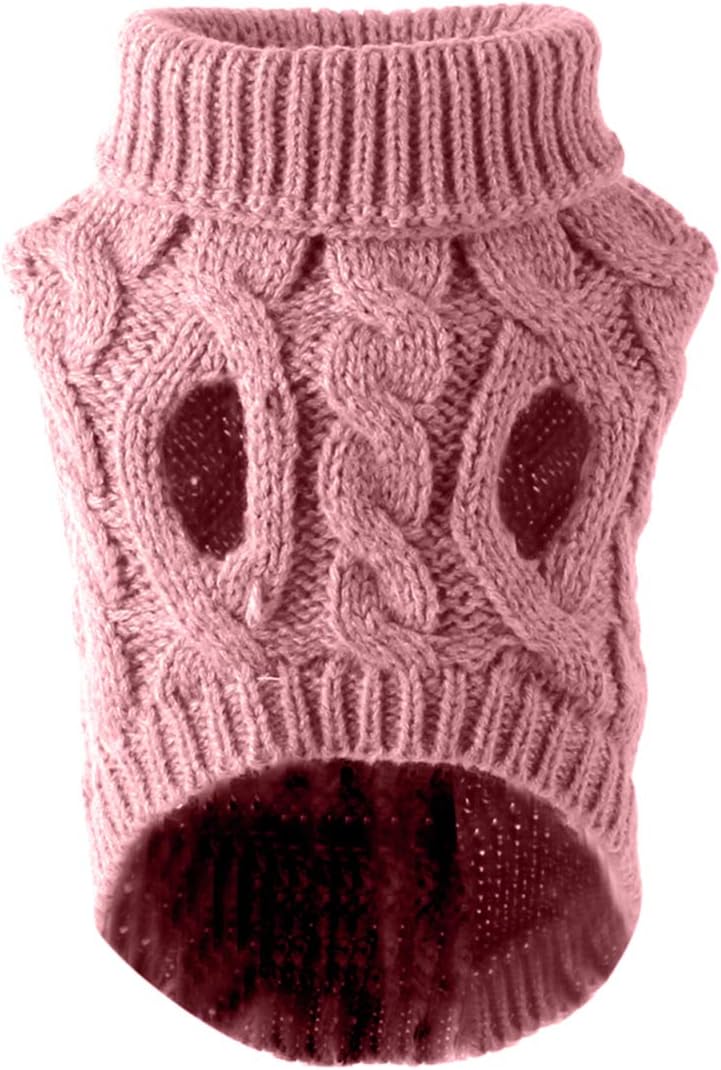 Knitted Turtleneck Jumper for Dogs and Cats