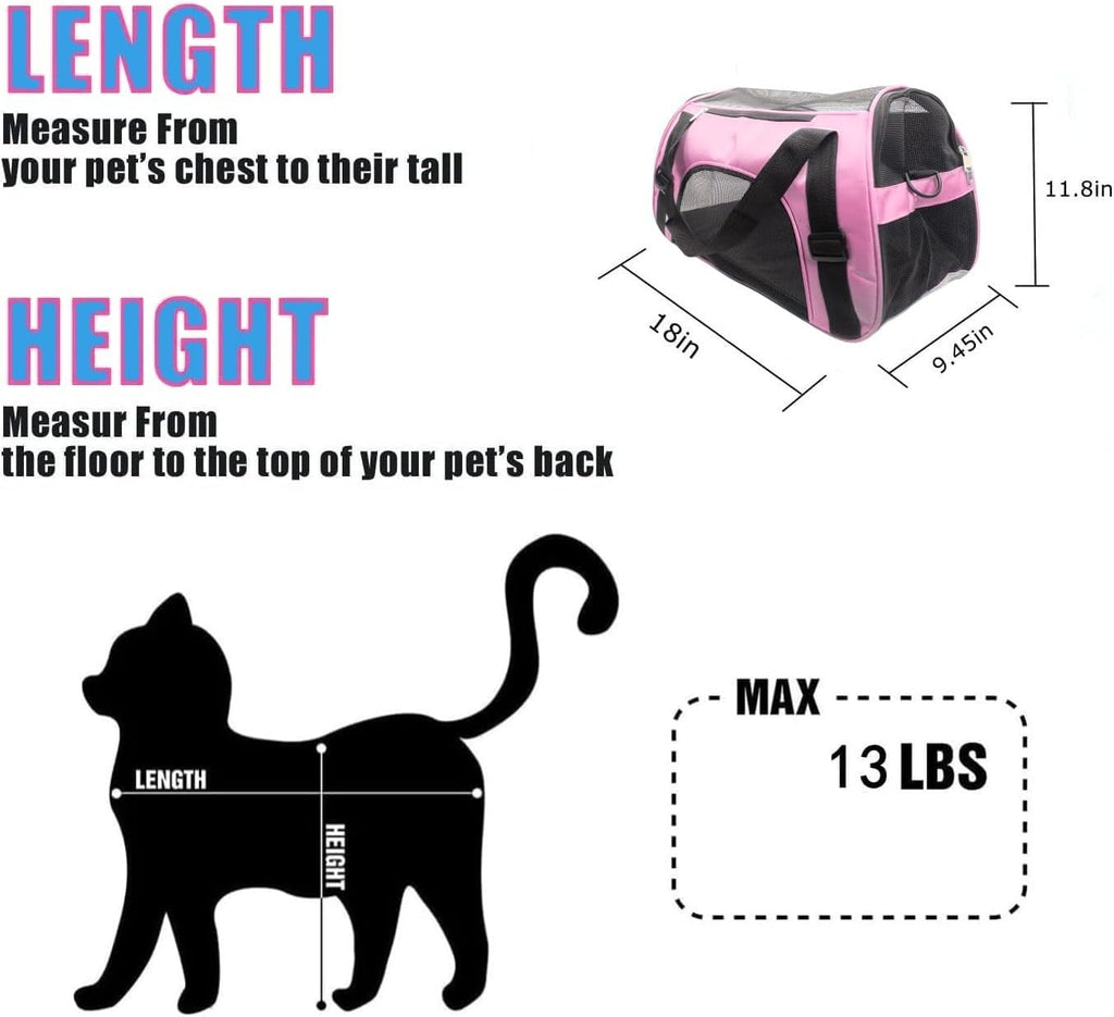 ZvoanSem Soft-Sided Pet Carrier Bag