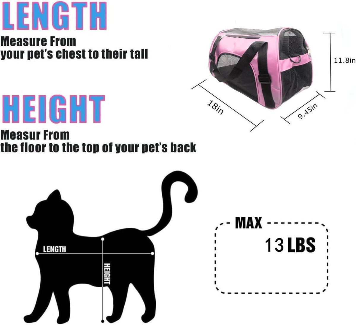 ZvoanSem Soft-Sided Pet Carrier Bag