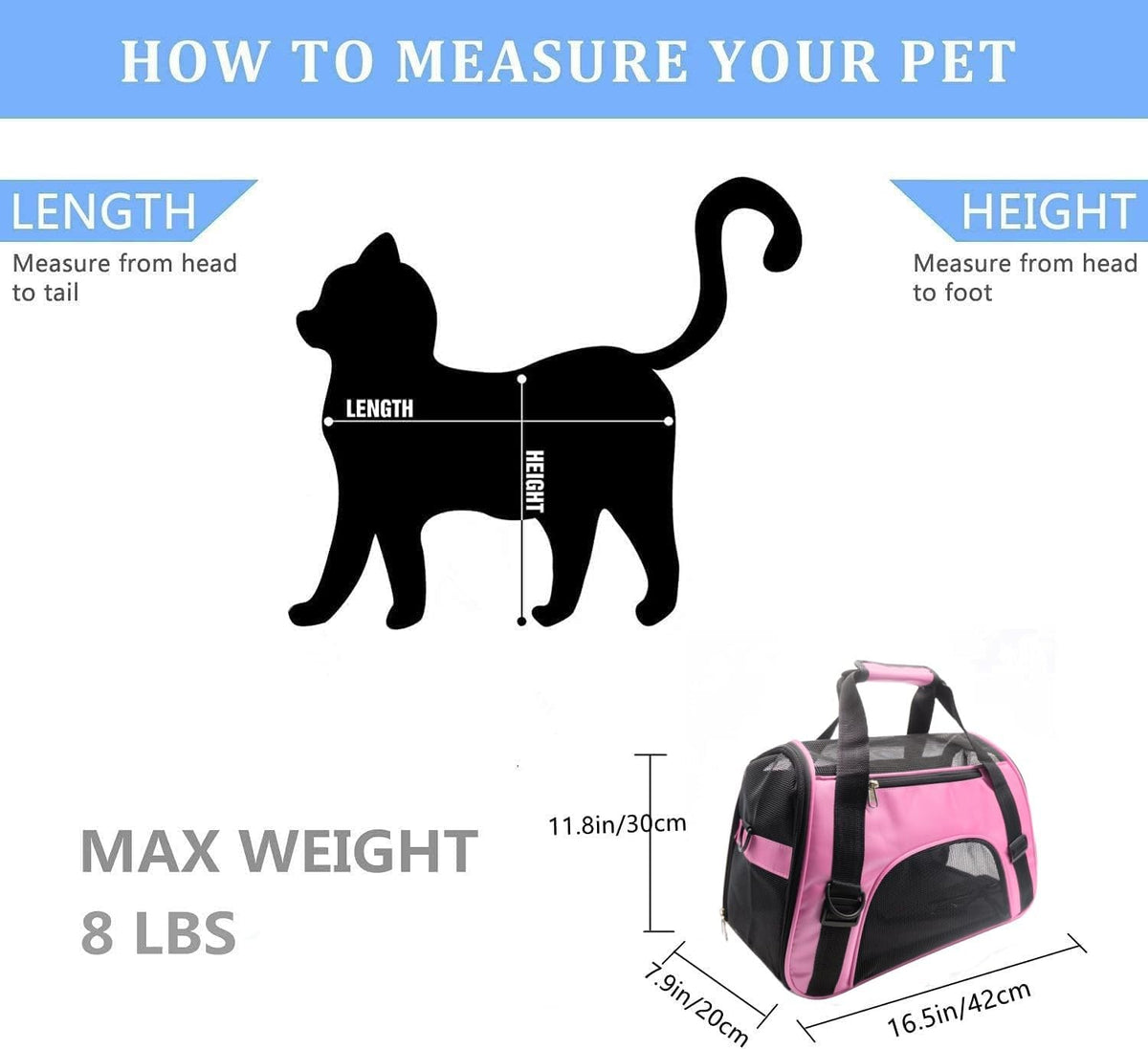 ZvoanSem Soft-Sided Pet Carrier Bag