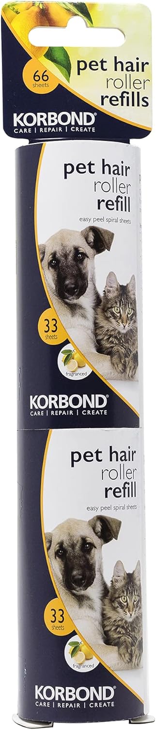 Korbond Lemon-Scented Lint Roller Refills