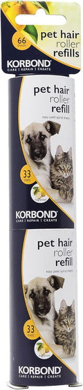 Korbond Lemon-Scented Lint Roller Refills