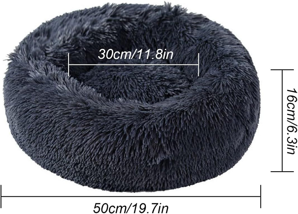 UUEMB Plush Donut Bed for Dogs and Cats
