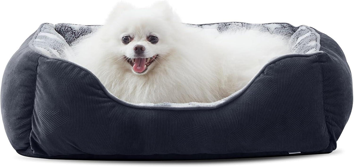 MIXJOY Washable Plush Dog Bed