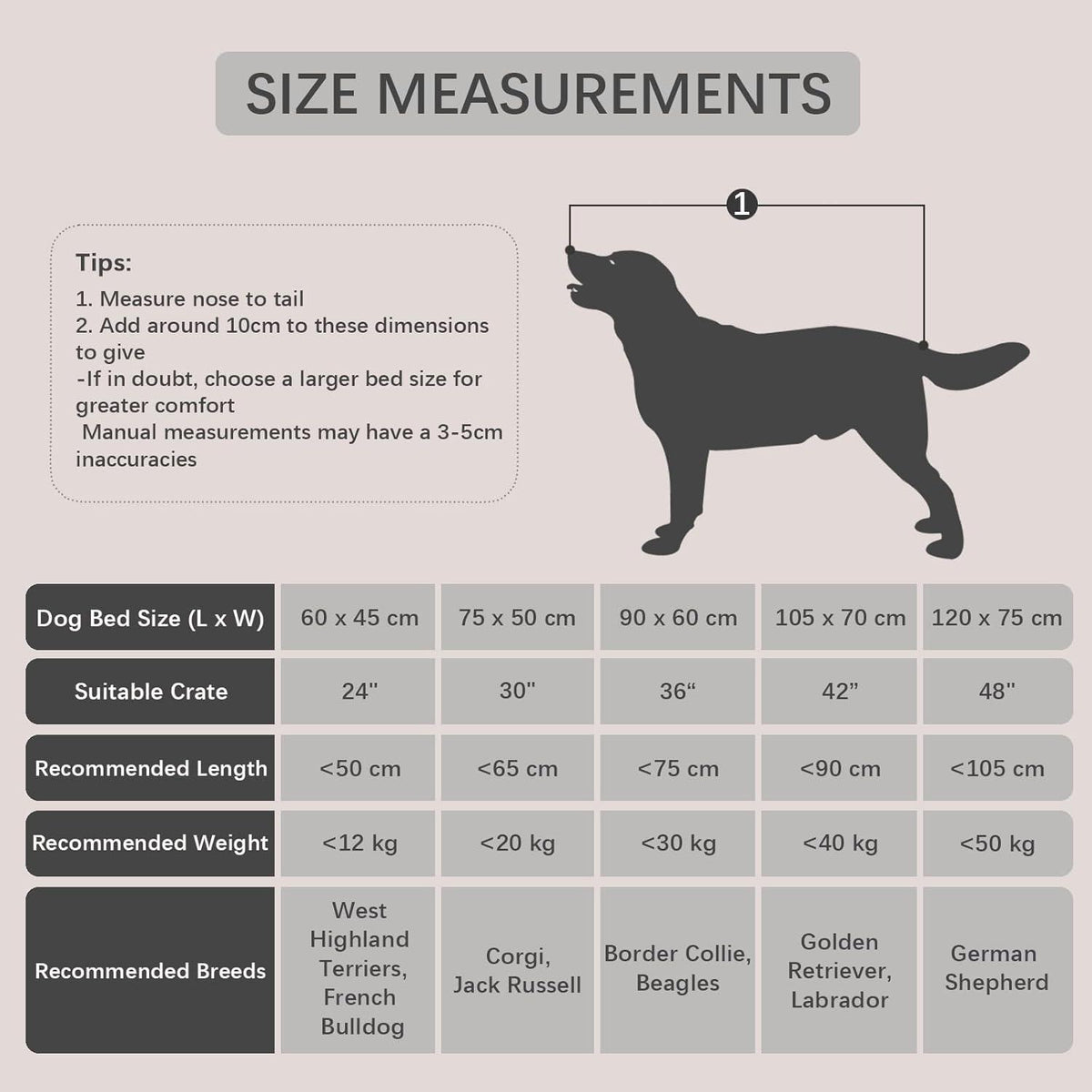 Jaspuriea Washable Dog Crate Mattress