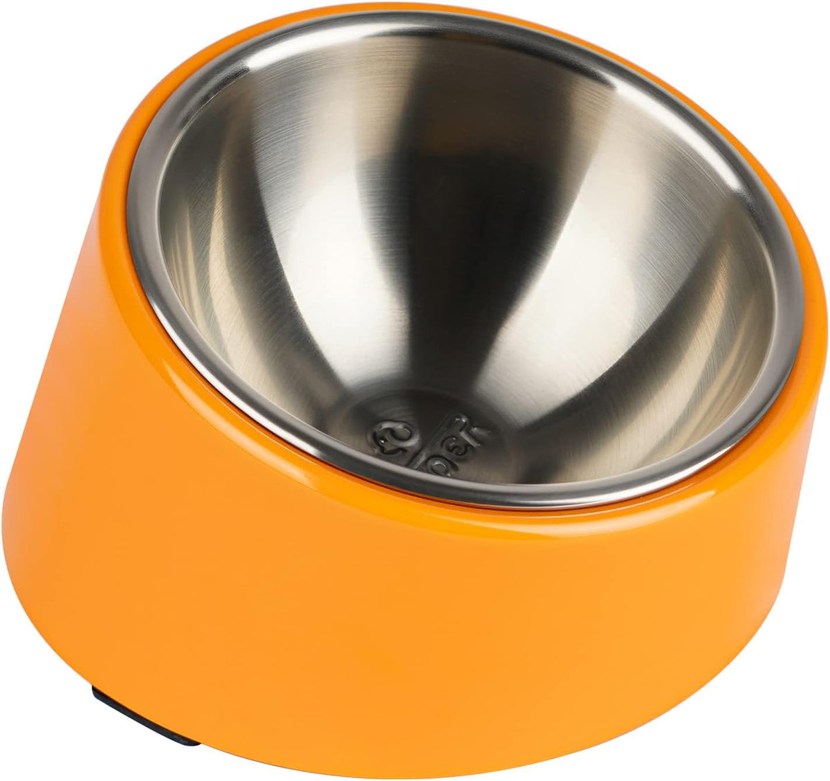 SuperDesign Slanted Stainless-Steel Pet Bowl