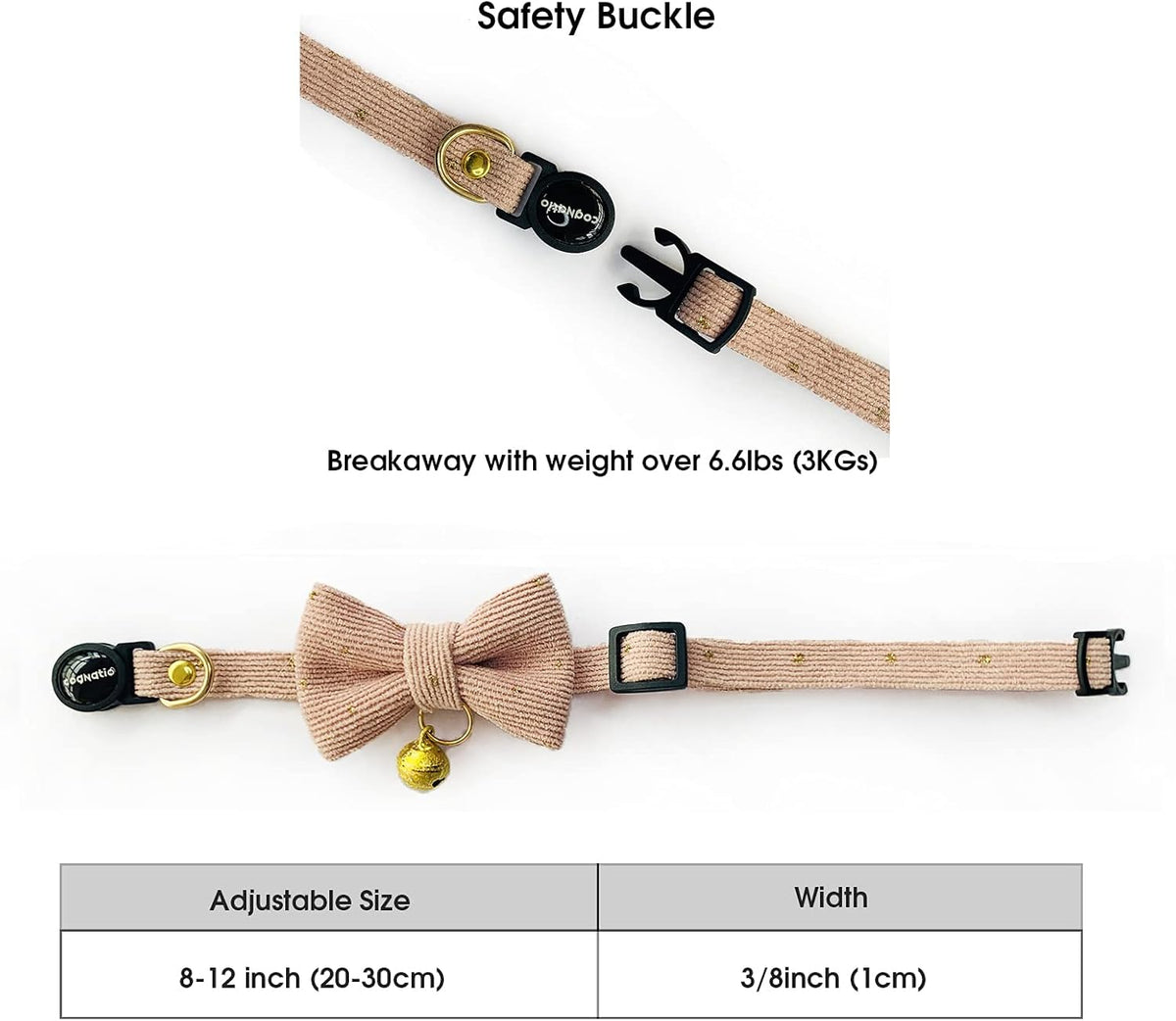 Cognatio Corduroy Breakaway Cat Collar