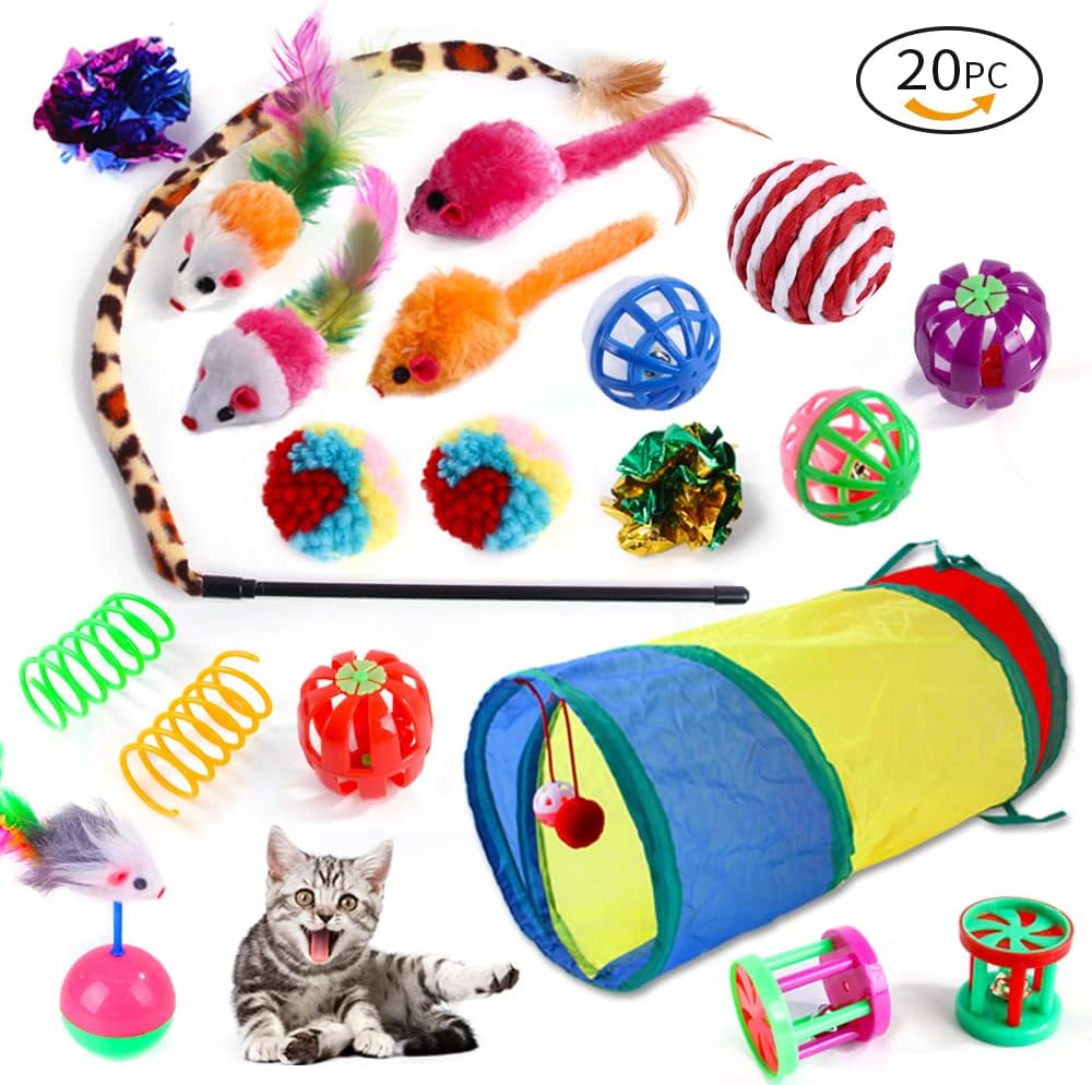 Wefine Cat Tunnel and Toy Sets