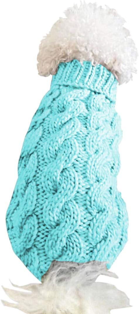 Knitted Turtleneck Jumper for Dogs and Cats