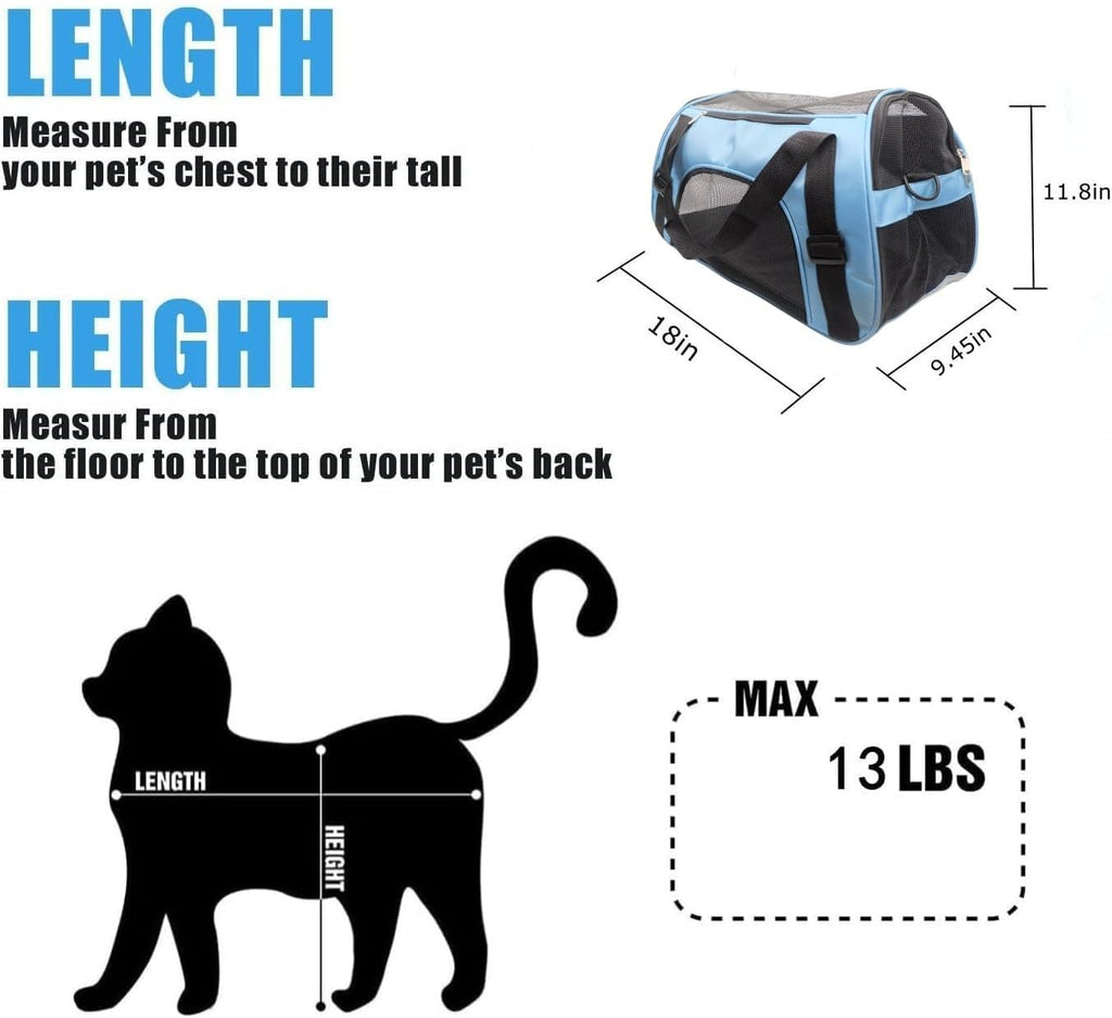 ZvoanSem Soft-Sided Pet Carrier Bag