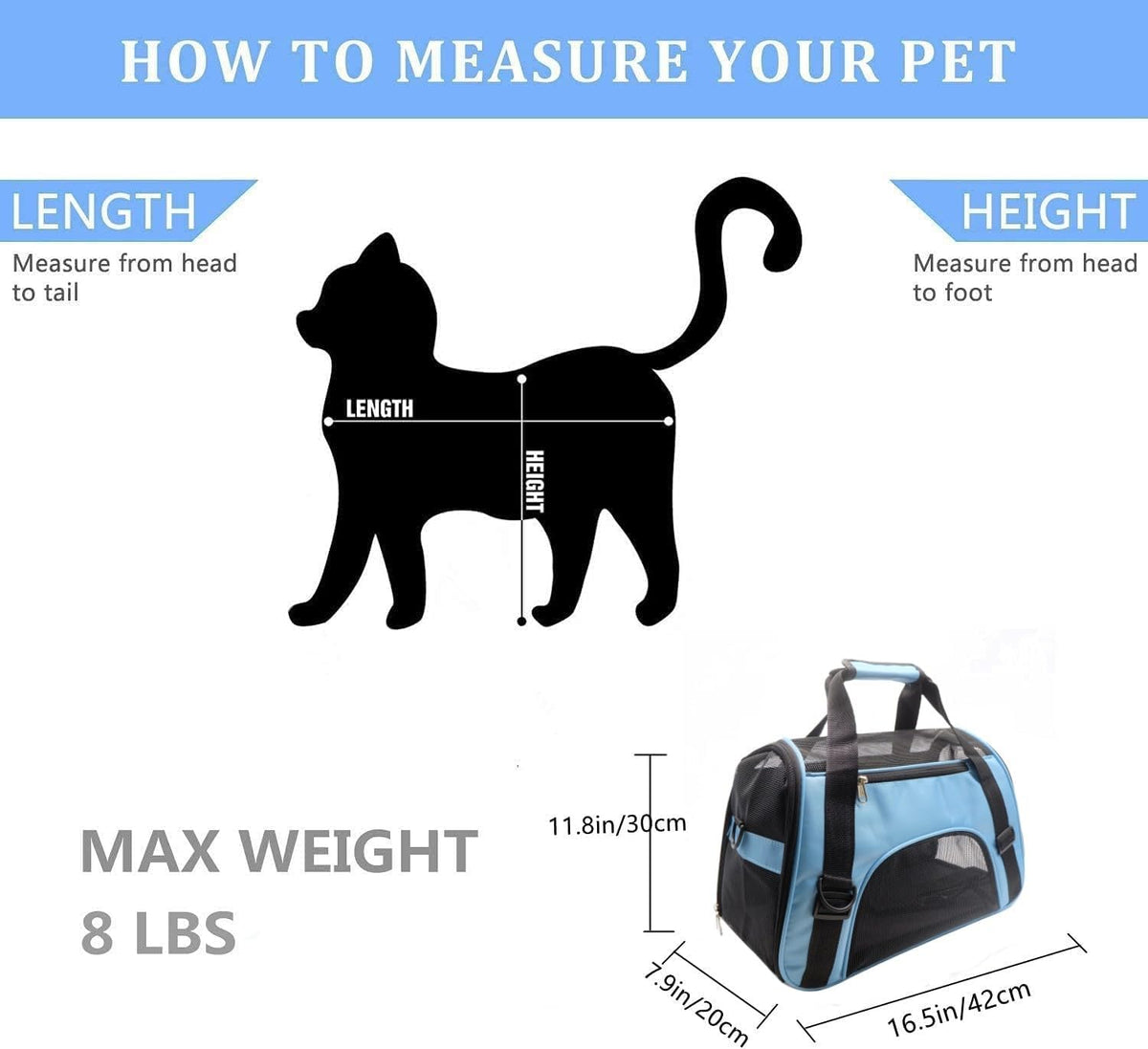 ZvoanSem Soft-Sided Pet Carrier Bag