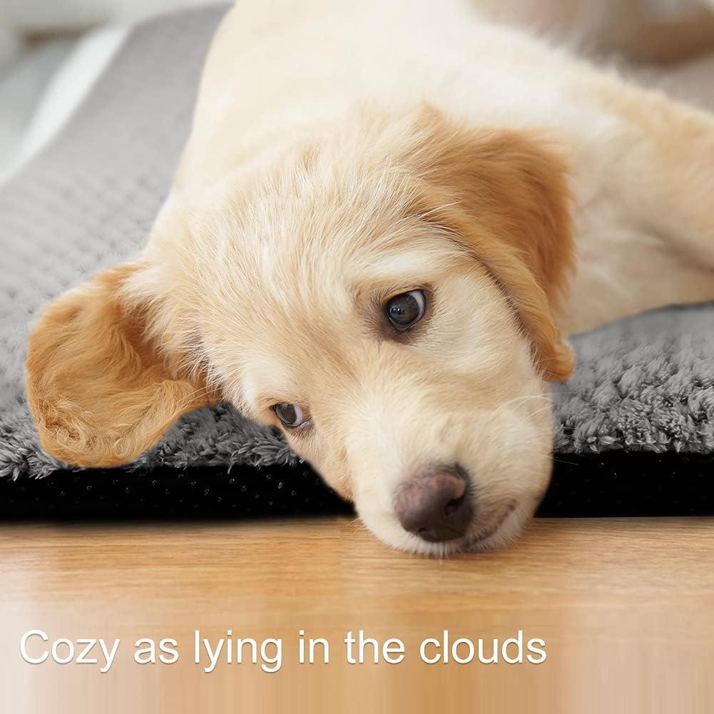 Onarway Washable Plush Dog Bed Mat