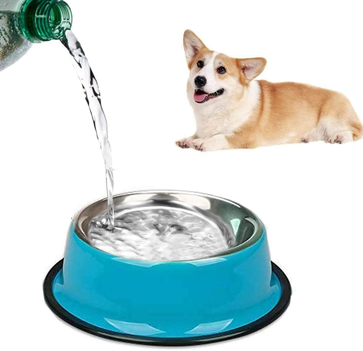 SUOXU Stainless-Steel Dog Bowl