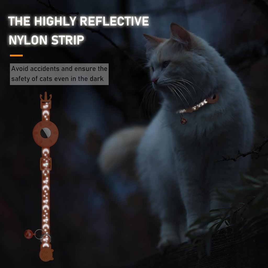 Simket Cat Collar with AirTag Holder