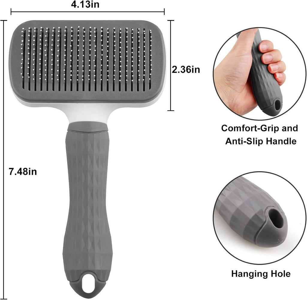 Elezenioc Self-Cleaning Pet Grooming Brush