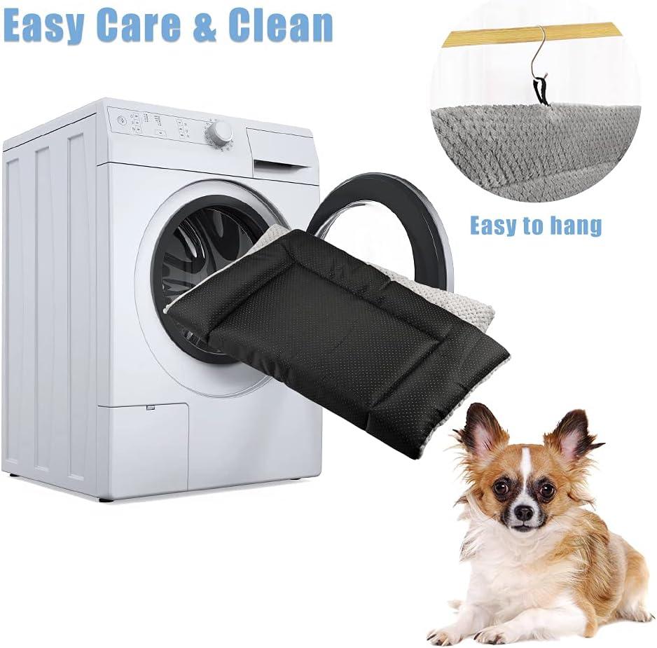 Onarway Washable Plush Dog Bed Mat