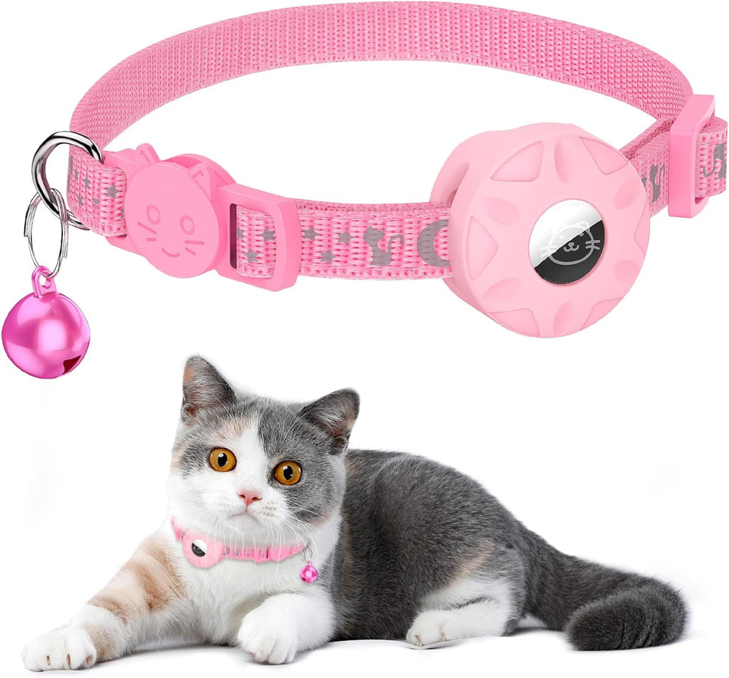 Simket Cat Collar with AirTag Holder