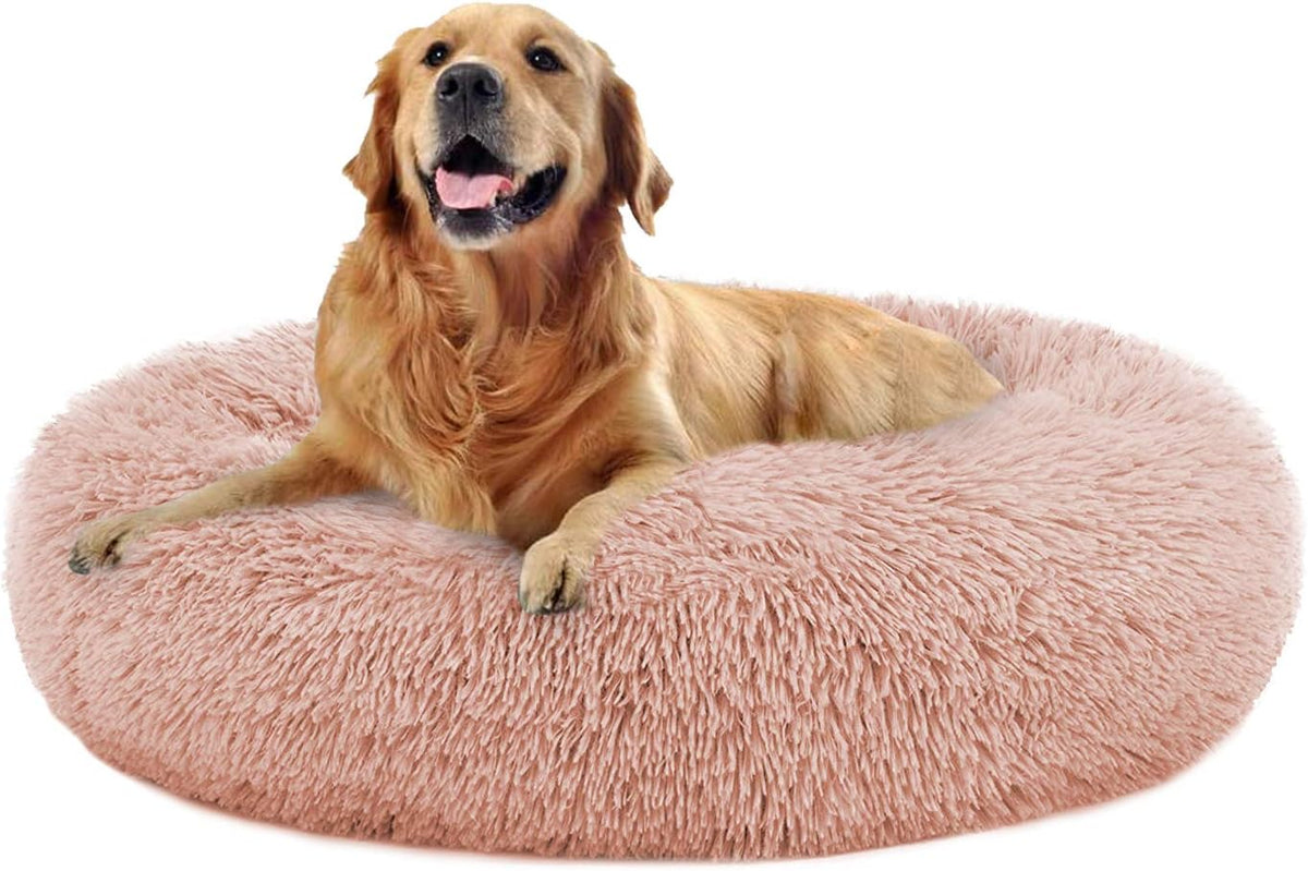 MFOX Faux-Fur Donut Pet Bed