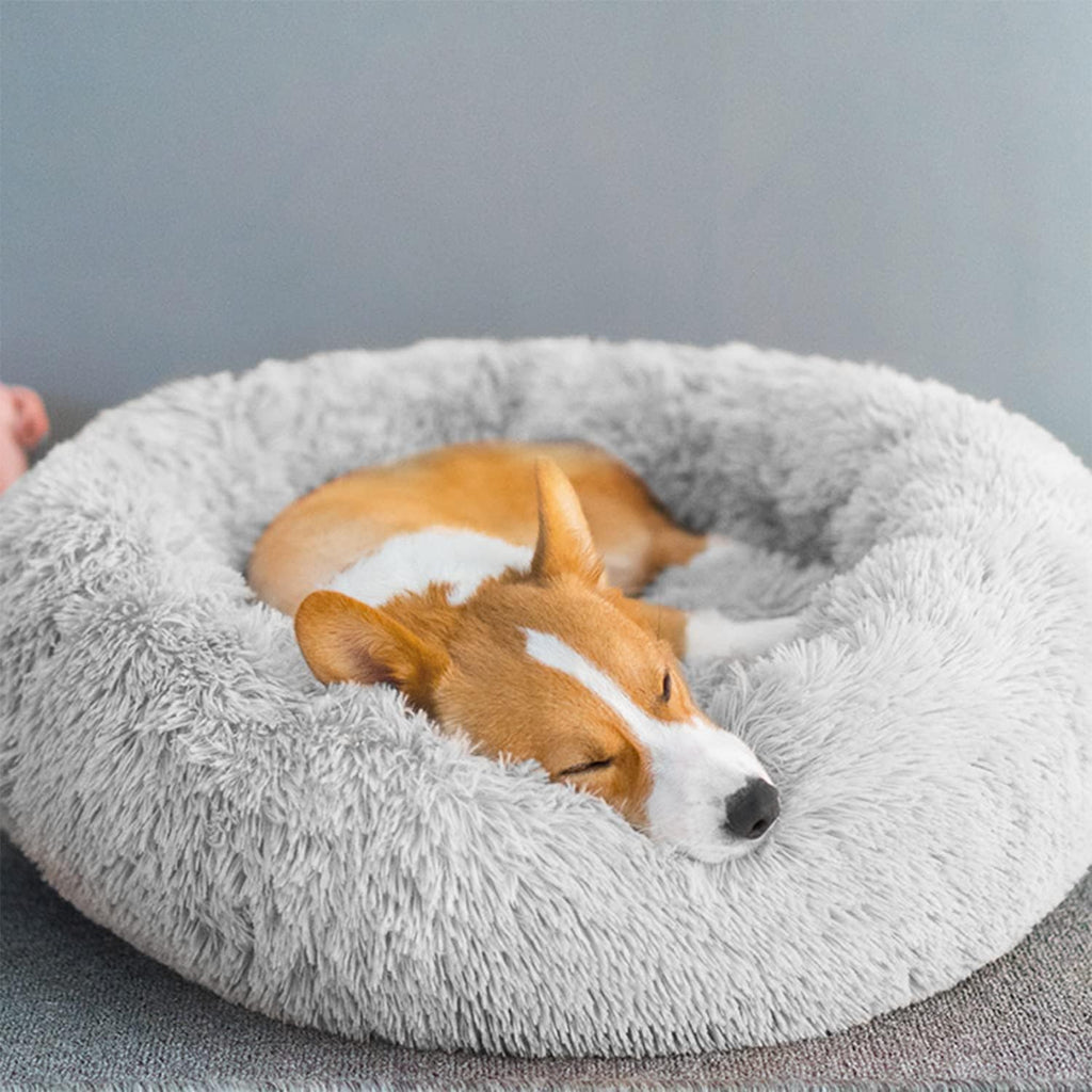 UUEMB Plush Donut Bed for Dogs and Cats