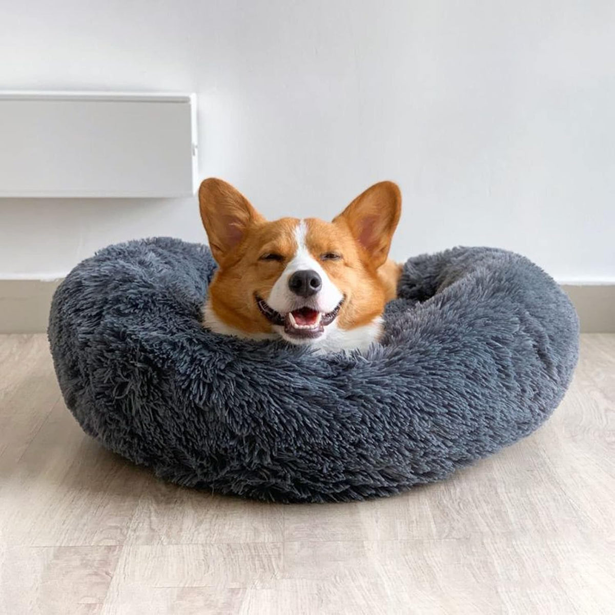 Enjamoy Plush Donut Pet Bed