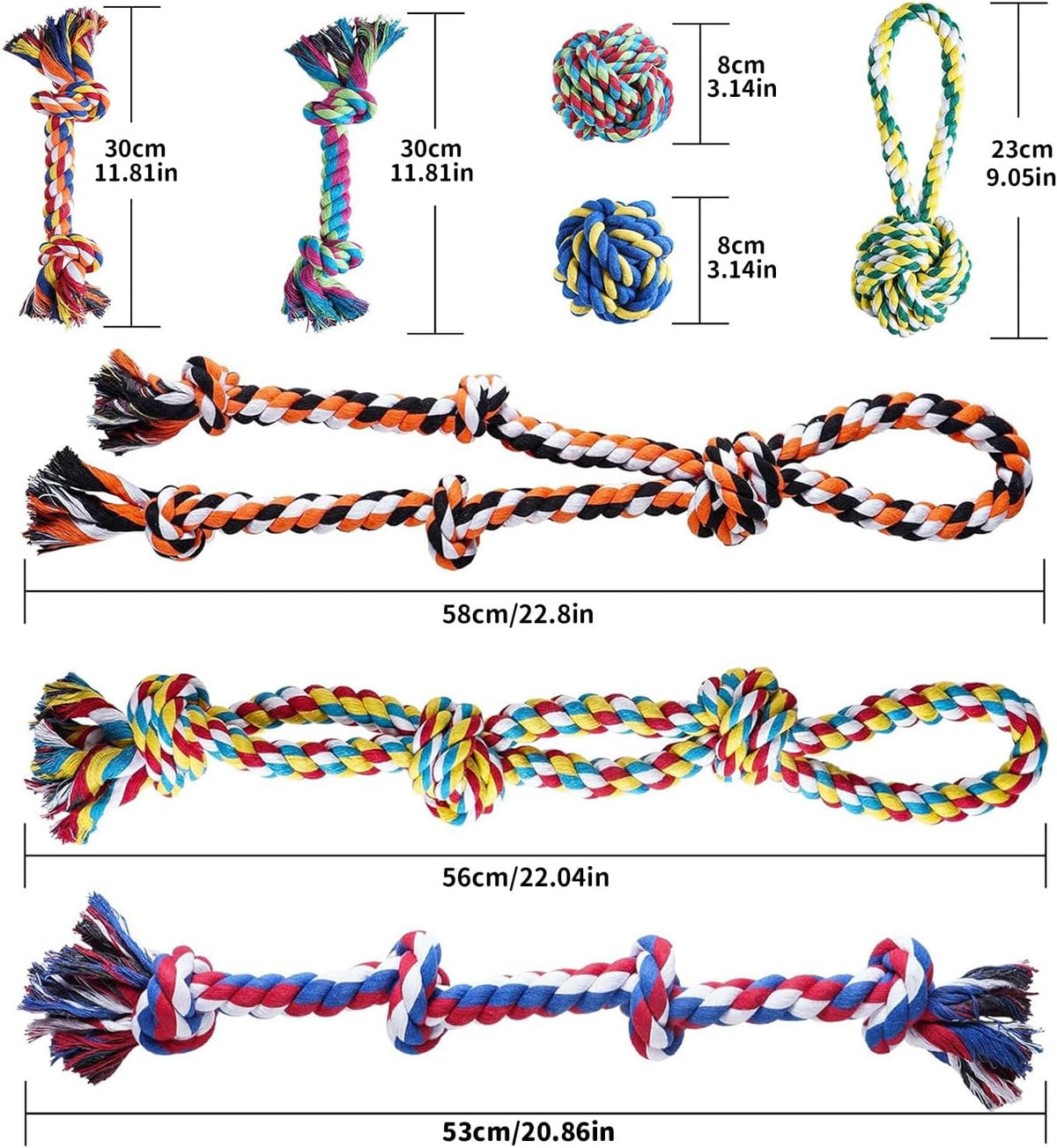 Aitmexcn Dog Rope Toys and Play Sets