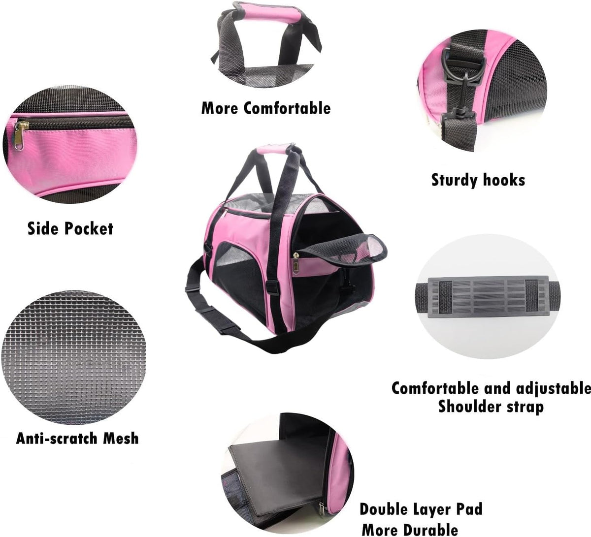 ZvoanSem Soft-Sided Pet Carrier Bag