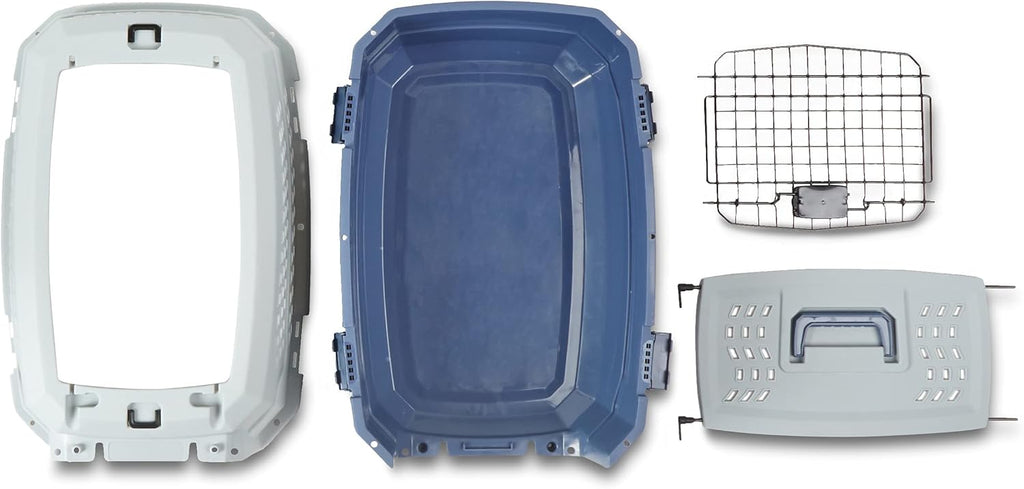 PetNestUK Transportín Rígido para Gatos, Dos Puertas | PetNestUK