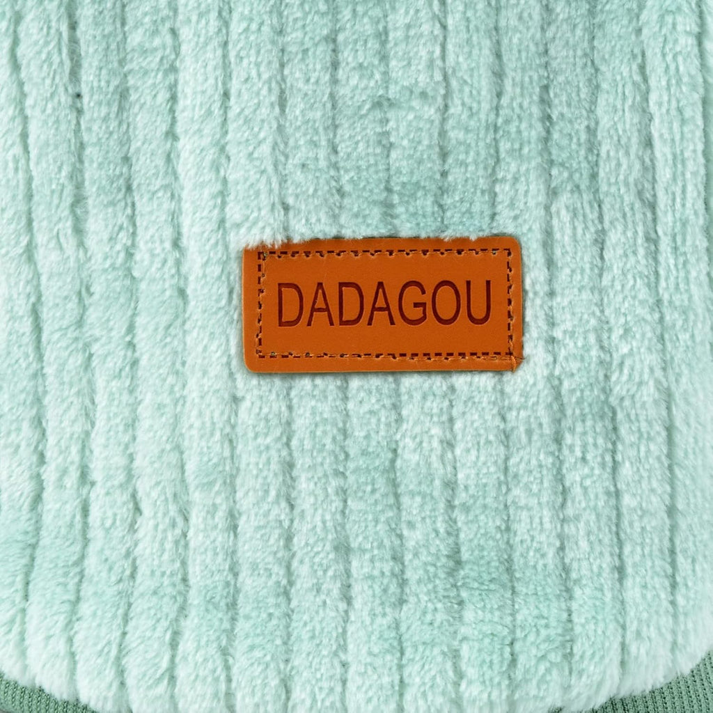 SMALLLEE_LUCKY_STORE Ribbed Fleece Pet Jumper