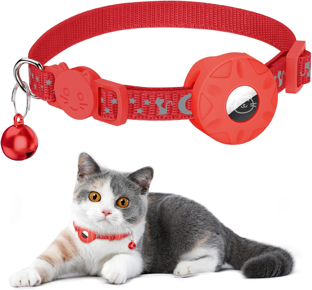 Simket Cat Collar with AirTag Holder