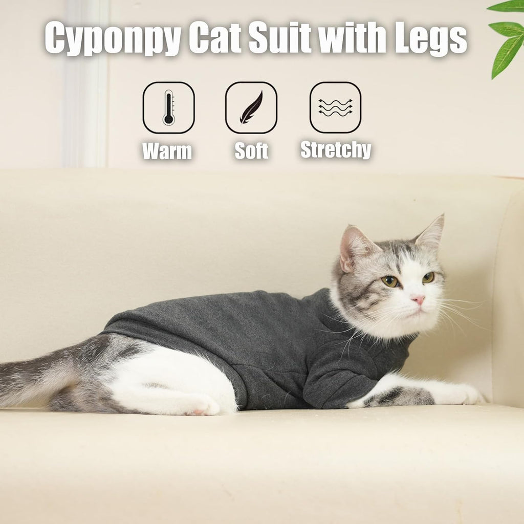Cyponpy Cotton-Blend Cat Jumper