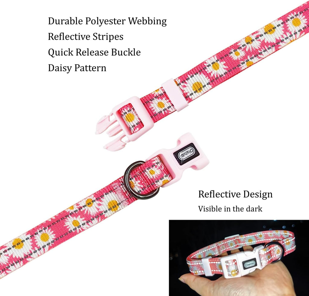Olahibi Patterned Dog Collar and Lead Sets
