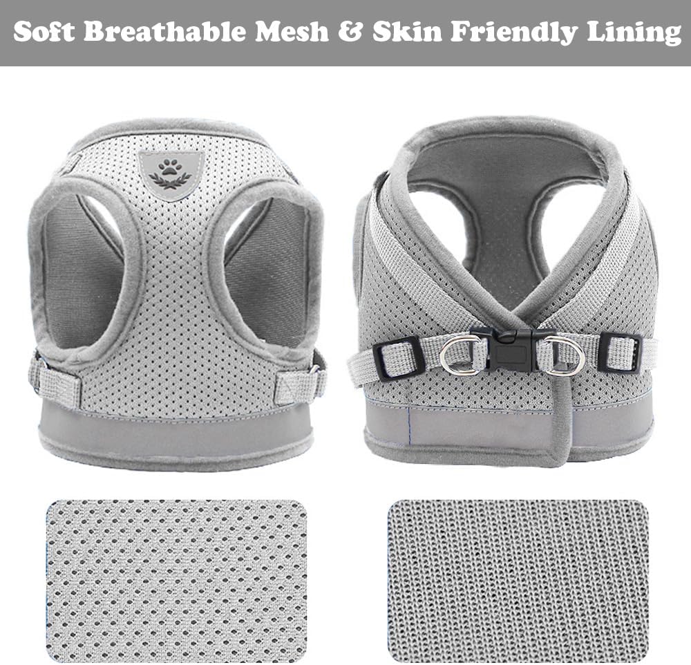 Anlitent Mesh Pet Harness and Lead Set