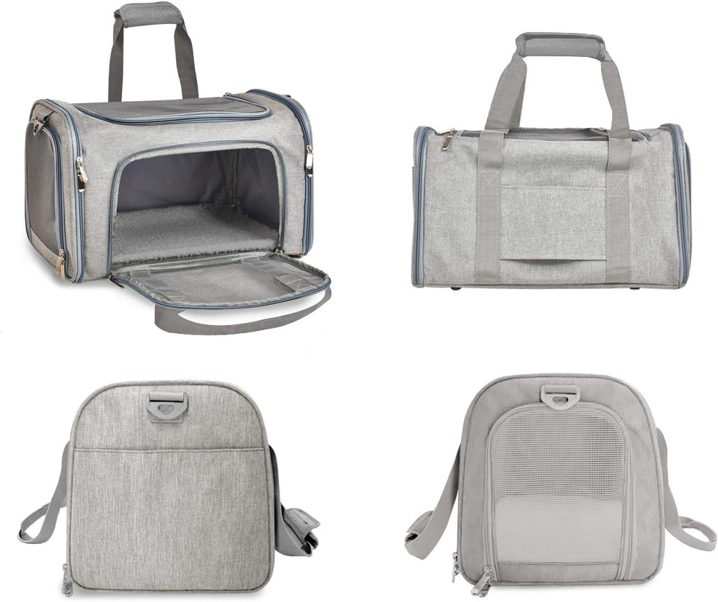 Qlfyuu Foldable Soft-Sided Pet Carrier