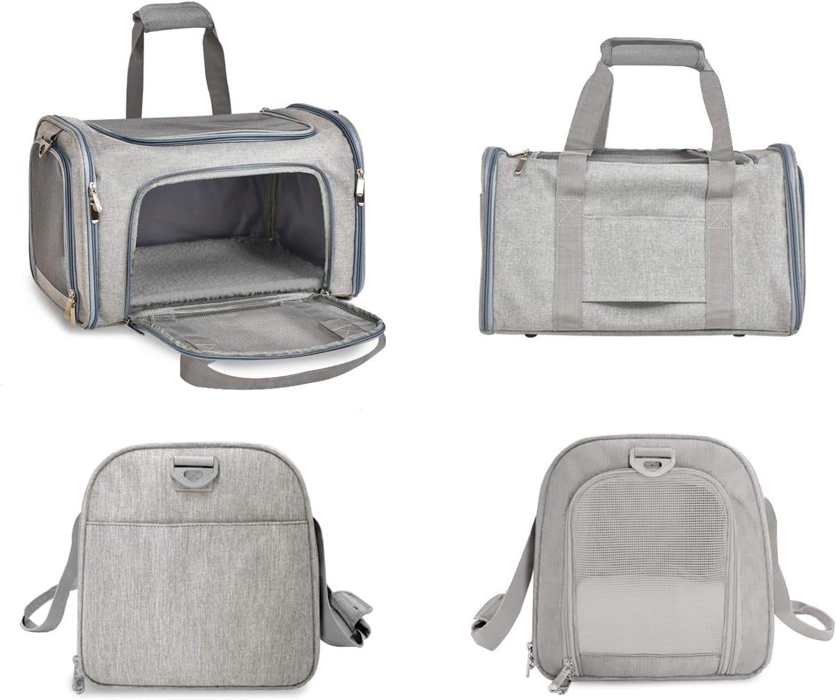 Qlfyuu Foldable Soft-Sided Pet Carrier