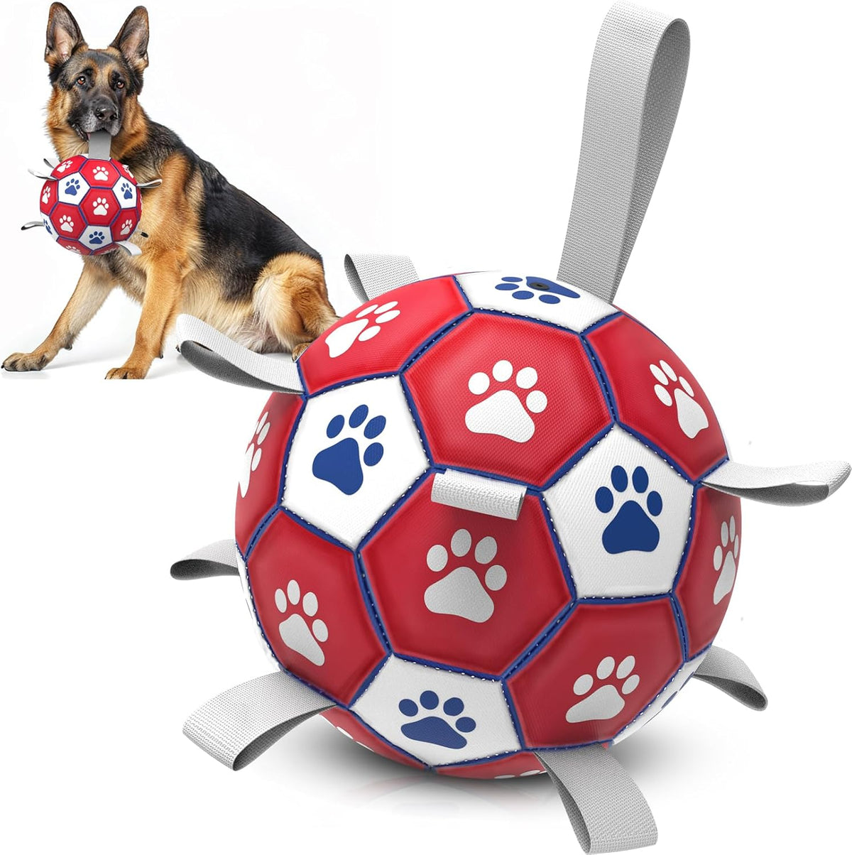 HETOO Dog Football with Grab Tabs