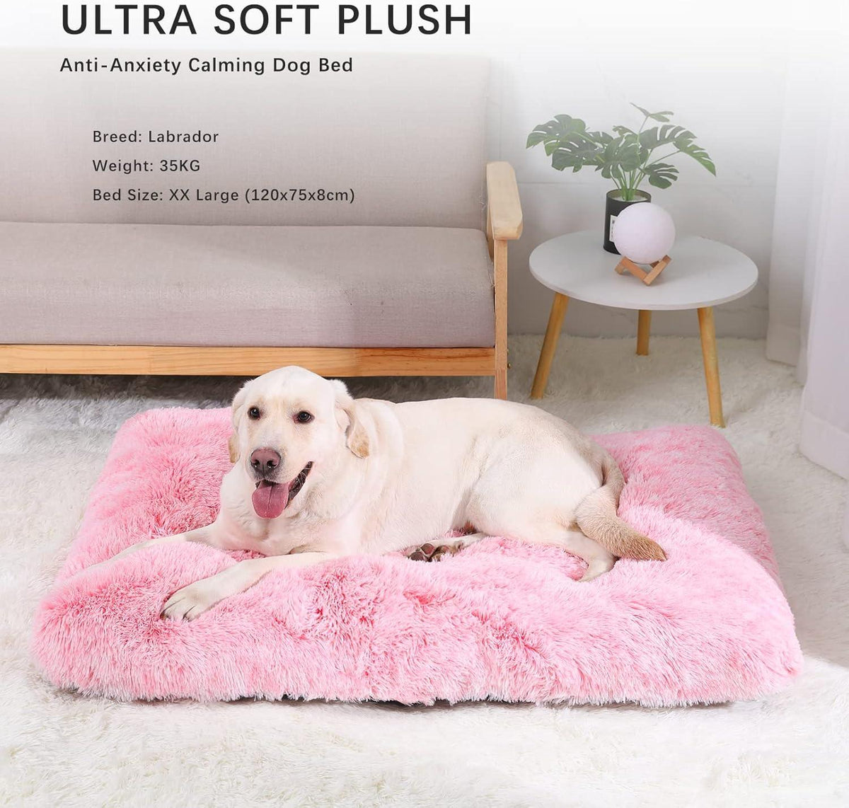 Jaspuriea Washable Dog Crate Mattress