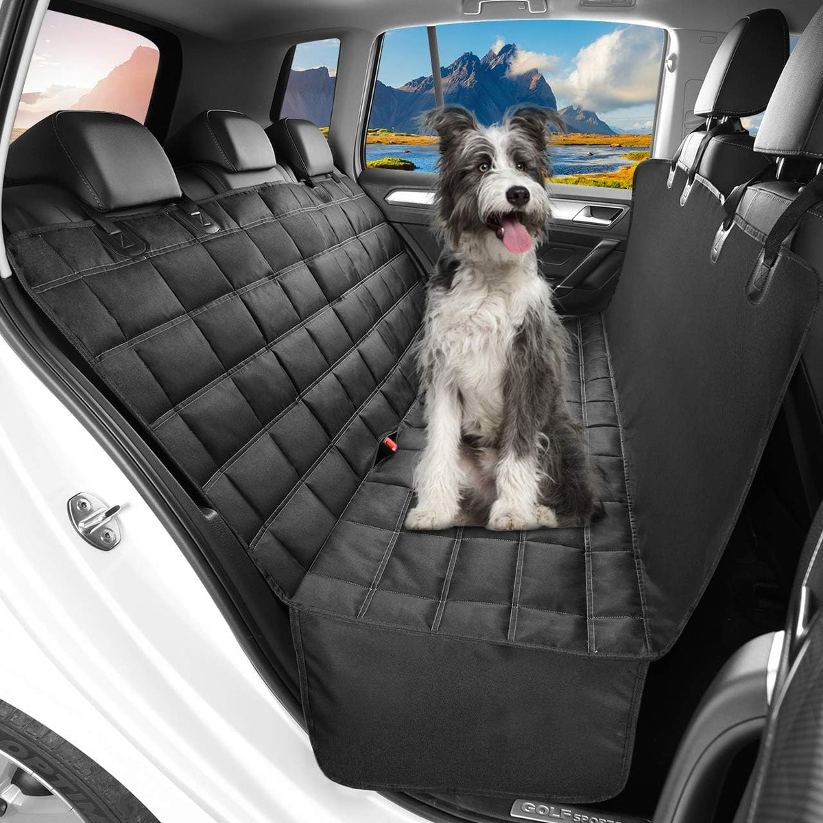 Hopidogie Four-Way Dog Car Seat Cover
