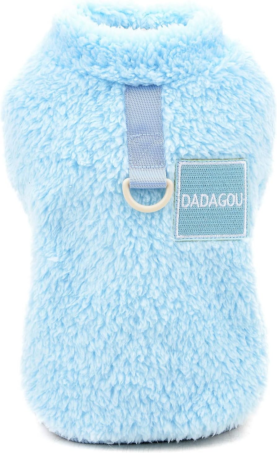 SMALLLEE_LUCKY_STORE Sherpa Fleece Pet Jumper
