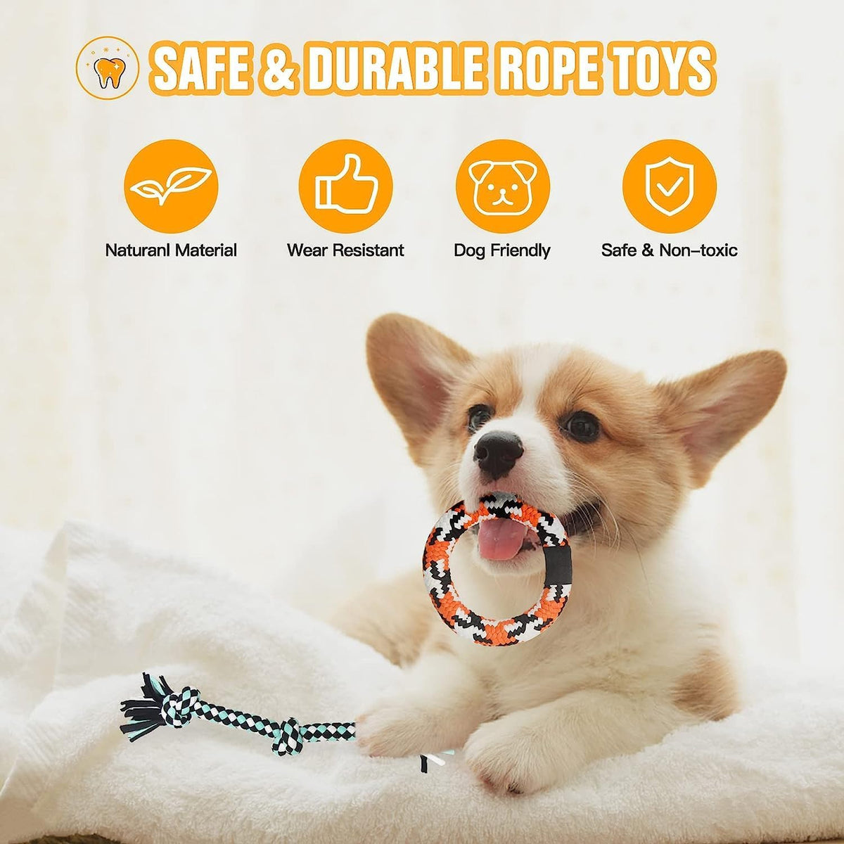 Aitmexcn Dog Rope Toys and Play Sets