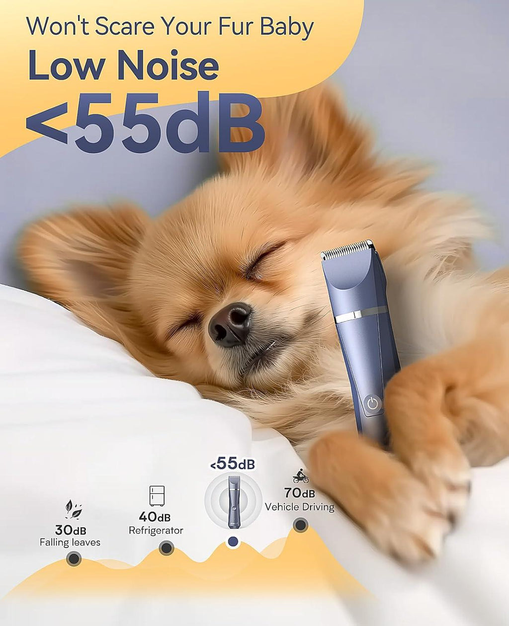 oneisall Cordless Pet Grooming Kit, 4 in 1