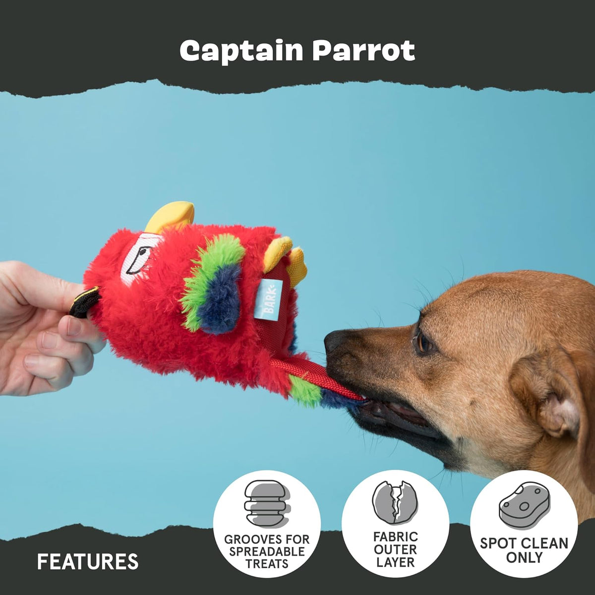 BarkBox Squeaky Plush Dog Toys